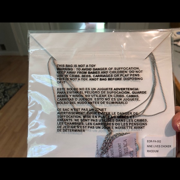 8 Other Reasons Silvertone Choker - Picture 3 of 4